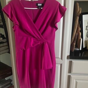 DKNY Fuchsia Mini Dress